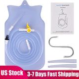 Easy to clean Enema Bag Reusable Silicon Cleansing Kit / Coffee Enema's, Constipation Detox Cleaning Set